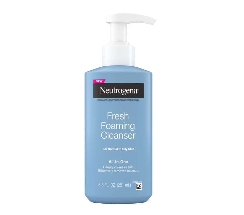 Neutrogena Fresh Foaming Facial Cleanser & Makeup Remover, 8.5 fl. oz