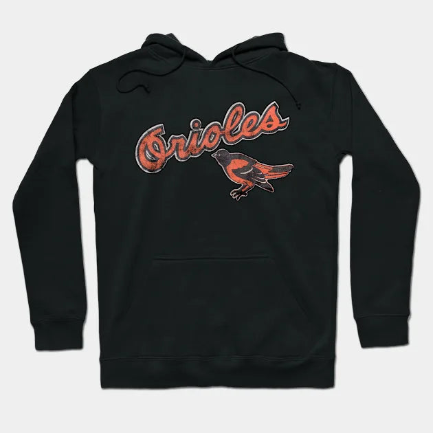 Vintage Champion Mlb Baltimore Orioles Hoodie