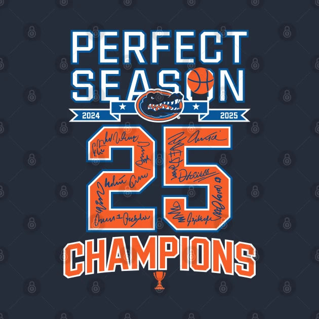 Florida Gators Championship Shirt Vintage Women Men 2025 Ncaa Men'S Basketball National Champions T-Shirt