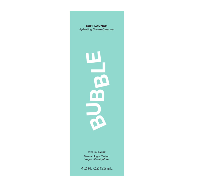 Bubble Skincare Soft Launch Cream Cleanser 4.2 fl oz / 125 ml