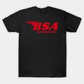 Bsaa Classic Motorcycle Logo T-Shirt