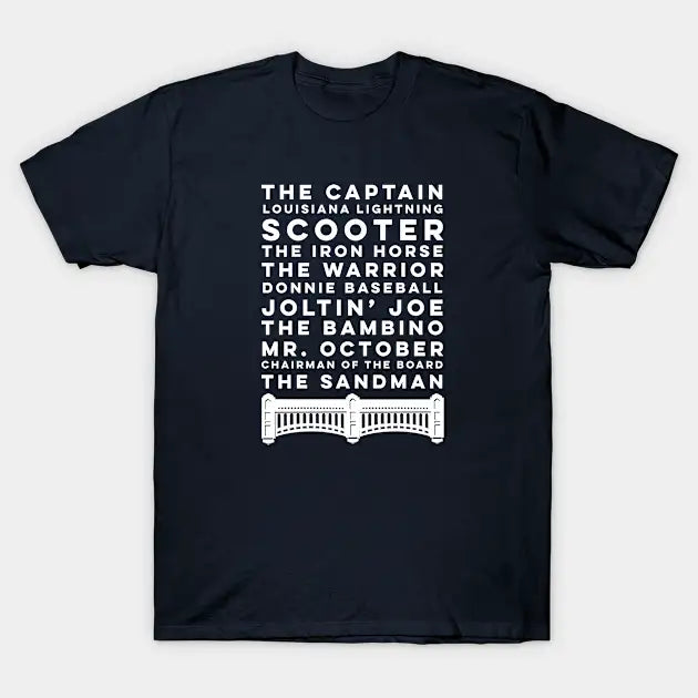 Bronx Legend Nicknames T-Shirt