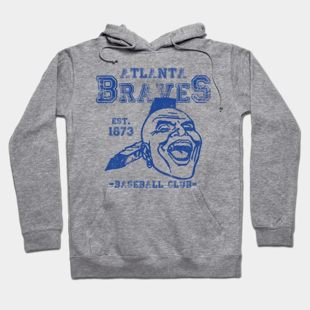 Vintage Atlanta Braves By Semrawud Hoodie