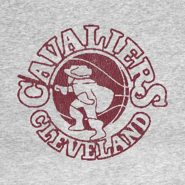 Fan Art Retro Distressed Vintage Cleveland Cavaliers Logo T-Shirt