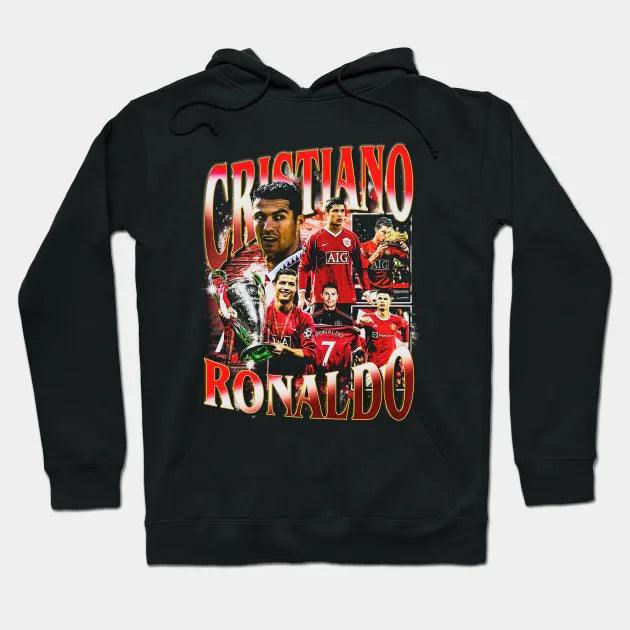 Cristiano Ronaldo Retro Bootleg Hoodie