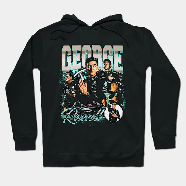 George Russell Retro Bootleg Hoodie