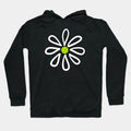 Pickleball Shirts, Flower Daisy Pickleball Center Hoodie