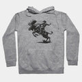 Moose Rodeo Rider - Elk Cowboy - Rodeo Hoodie