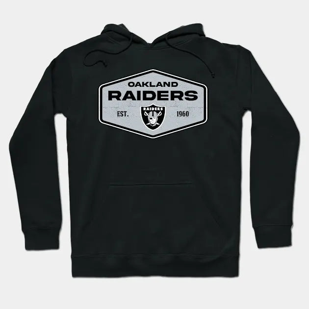 Vintage Badge Oakland Raiders Hoodie