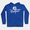 Dodgers Skull On Bat Hoodie