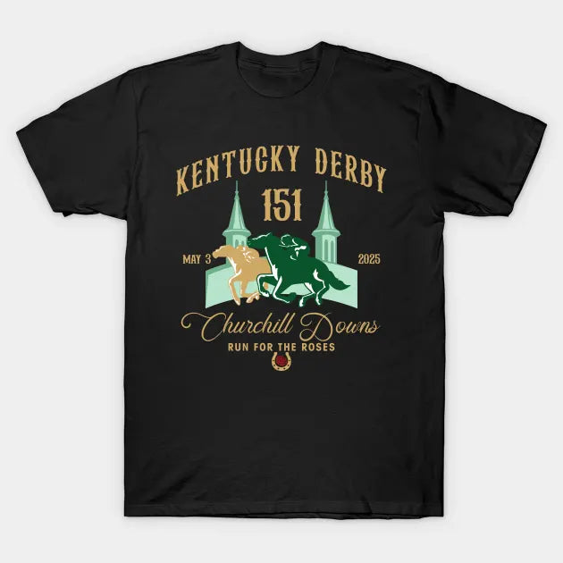 Kentucky Derby Churchill Downs Run For The Roses T-Shirt