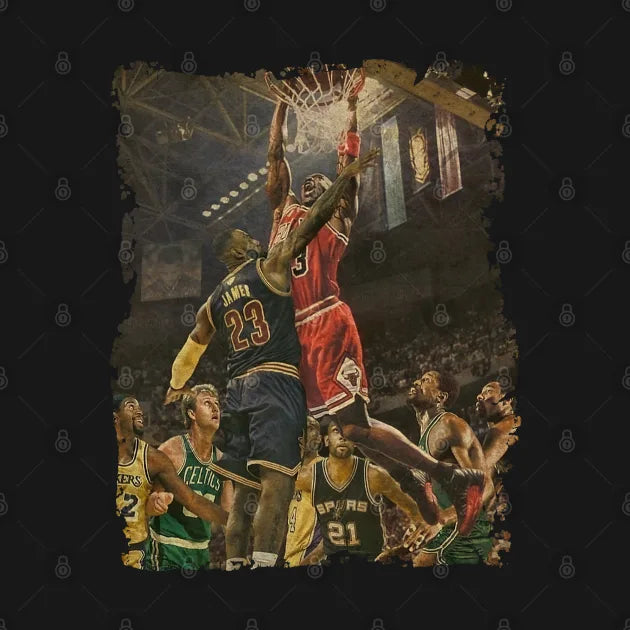Over The Top, Many Great Basketball Players But The Greatest Is Only One T-Shirt