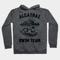 Alcatraz Swim Team | Funny Swim Team Swimming Logo Hoodie