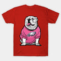 Georgia Bulldogs,Dawg In Philly Pink T-Shirt