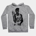 Michael Jordan Cigar - Vintage Halftone Hoodie