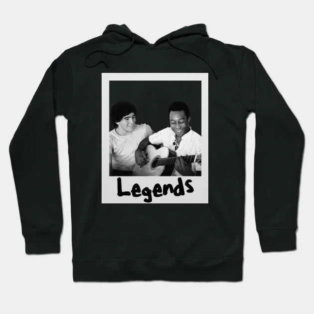Pele And Maradona Hoodie