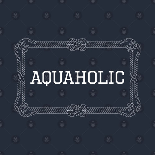 Aquaholic Nautical Quote T-Shirt