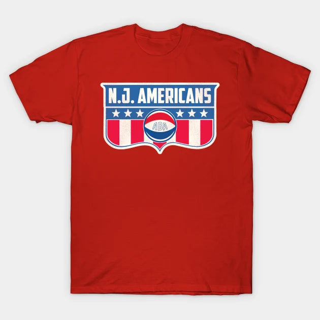Defunct New Jersey Americans Basketball T-Shirt