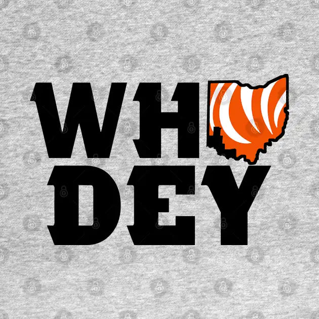 Who Dey, Cincinnati Football Design T-Shirt