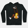 Shaquille O'Neal Dunk Cartoon Hoodie