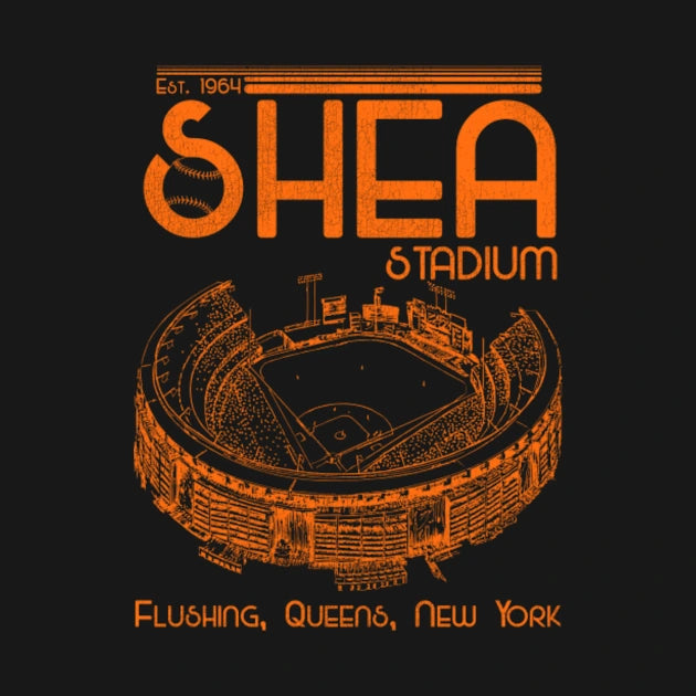 Defunct Shea Stadium New York Baseball T-Shirt
