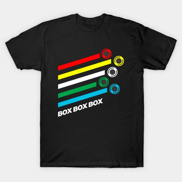 Box Box Box F1 Tyre Compound Options T-Shirt