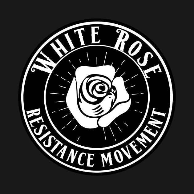 The White Rose (Ww2 Resistance Symbol) T-Shirt