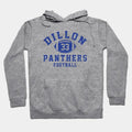 Dillon Panthers Football - #33 Tim Riggins - Vintage Logo Hoodie