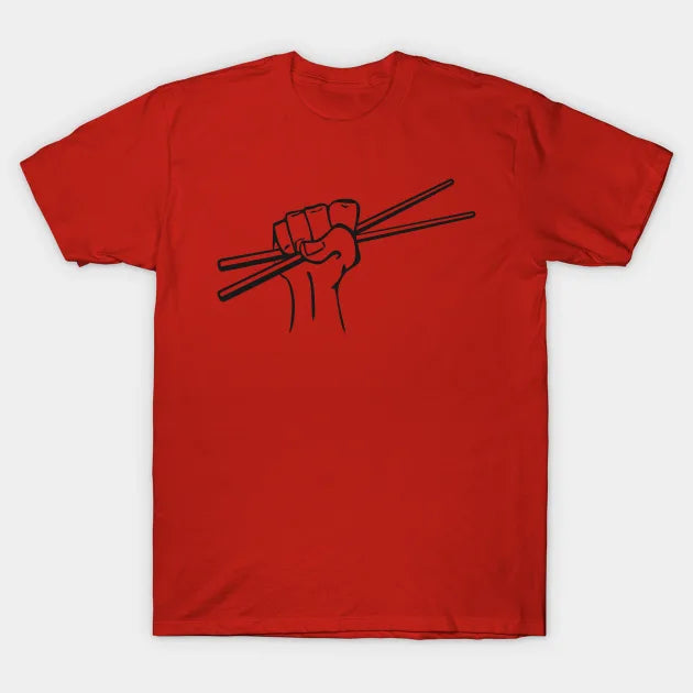 Fist Holding Chopsticks T-Shirt
