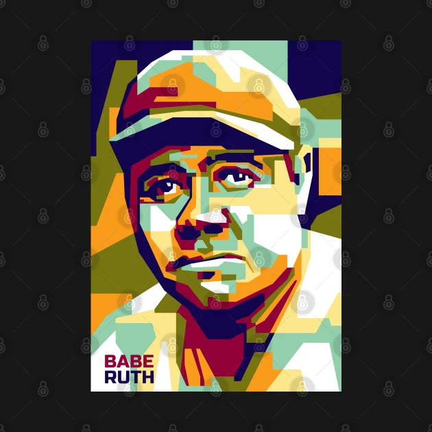 Abstract Babe Ruth In Wpap T-Shirt