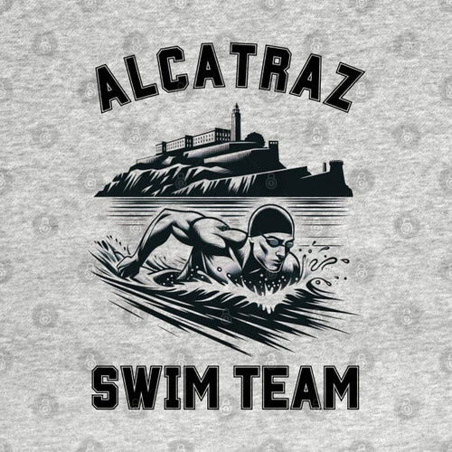 Alcatraz Swim Team | Funny Swim Team Swimming Logo T-Shirt