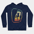 Climbing Rock Climber Carabiner Retro Design Hoodie