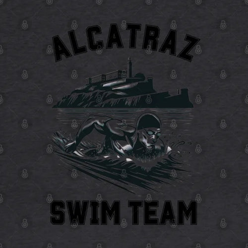 Alcatraz Swim Team | Funny Swim Team Swimming Logo Hoodie
