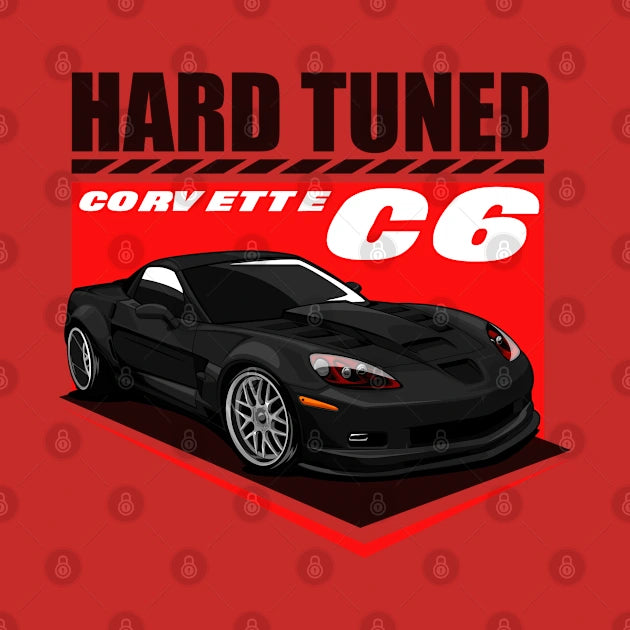 Chevrolet Corvette C6-Black Hoodie