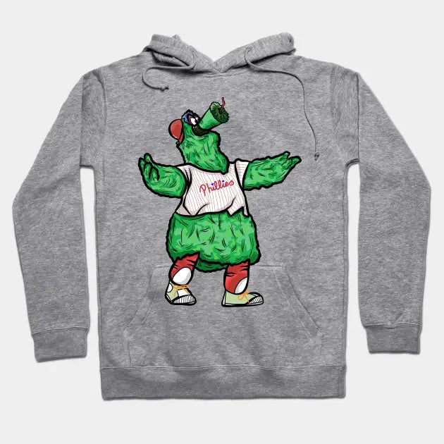 Phillie Phanatic Philadelphia Mascot Illustration Hoodie