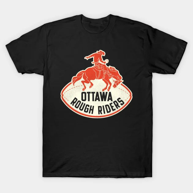 Defunct Ottawa Rough Riders Football Team T-Shirt