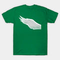 Retro Philadelphia Eagles Kelly Green Wing T-Shirt