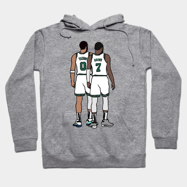 Jayson Tatum And Jaylen Brown Back-To Hoodie