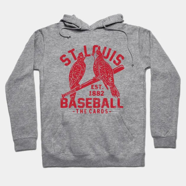 Cardinals Old Birds 2 By Buck Tee Hoodie
