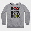 Box Box Box' F1 Tyre Compound Design Hoodie