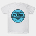 Defunct Tri-Cities Blackhawks Basketball Team T-Shirt