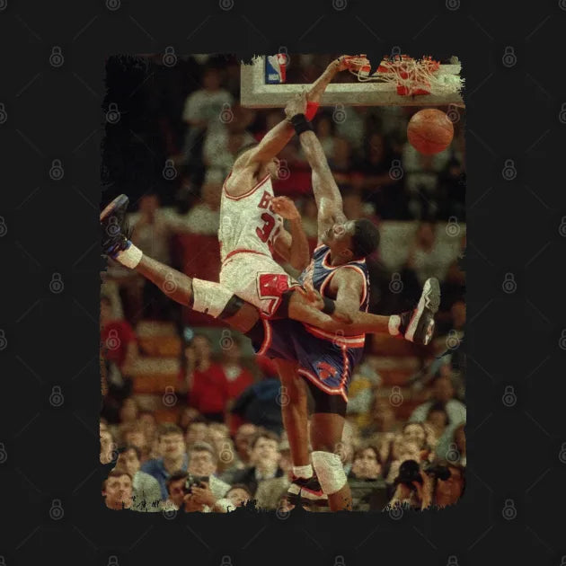 Scottie Pippen Vs Patrick Ewing Hoodie
